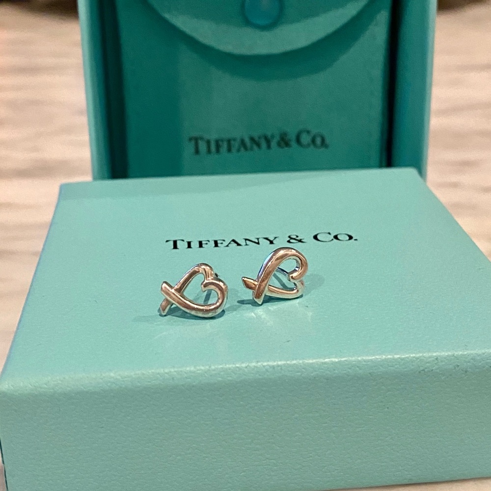 Tiffany & Co Paloma Picasso Loving Heart Earrings